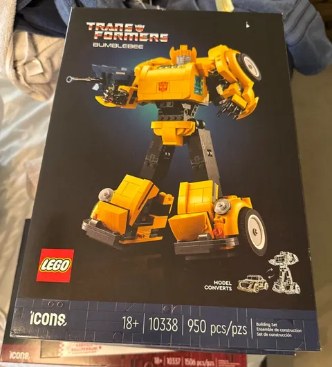 New in Box Lego Icons Transformers Bumblebee set 10338