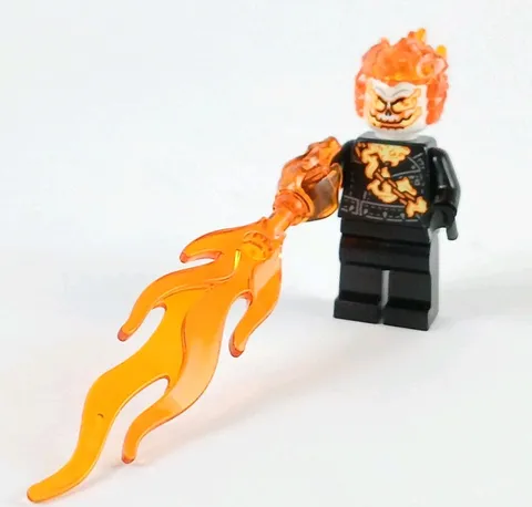 LEGO® Marvel Ghost Rider Jhonny Blaze Minifigure™ w Flame Set sh1095