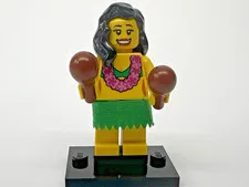 LEGO CMF Series 3 Minifigure - Hula Dancer - COL033 w/ ACCESSORIES