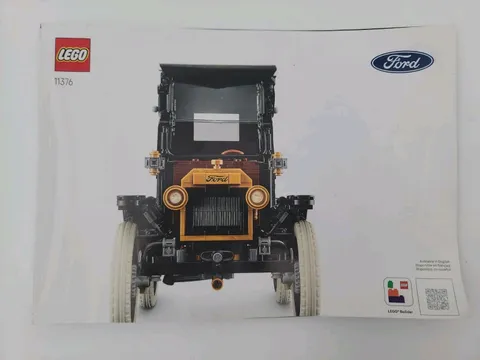 11376 LEGO INSTRUCTION BOOK ONLY manual for Ford Model T Car