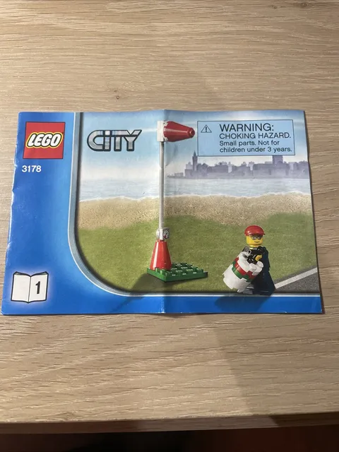 LEGO CITY.  3178-1.   Seaplane.   Manual Only.