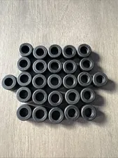 LEGO 30028 Black Tire 14mm D. x 9mm Smooth Small Wide Slick 27 Pieces