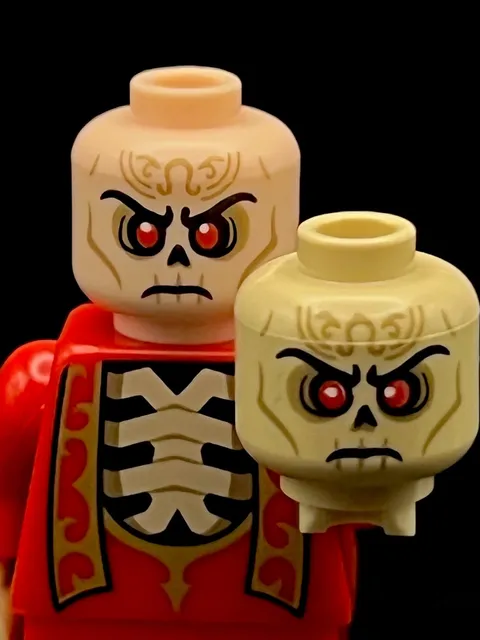 Lego Dungeon and Dragons CMF Szass Tam Misprint Minifigure Head Prototype Error