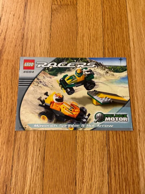 Lego Racers Maverick Sprinter & Hot Arrow (4594) Instruction Booklet Only