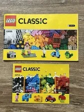 LEGO Classic 10698 + 10713 Lot 2 Original Instructions Manual Bricks