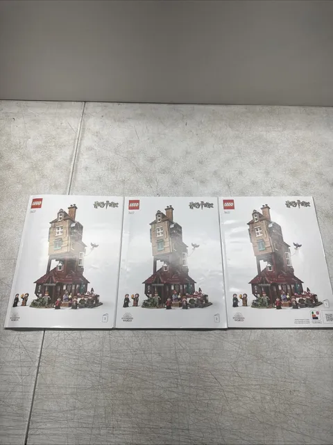 LEGO 76437 The Burrow - Collectors' Edition Instructions. Manuals ONLY 1+2+3