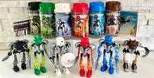 Bionicle Toa Nuva Set of 6: 8566 - 8572 w/Canisters, Comic Books & Manuals