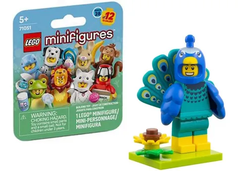 LEGO Series 28 Animal Collectible Minifigure PEACOCK 71051