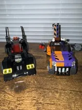 LEGO DC Batmobile & Two-Face Truck Vehicles ONLY - Set 6864 (No Minifigs/Bank)