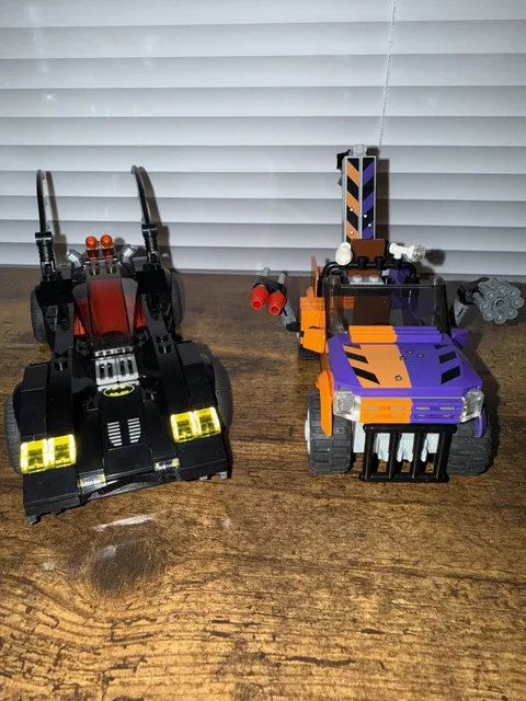 LEGO DC Batmobile & Two-Face Truck Vehicles ONLY - Set 6864 (No Minifigs/Bank)