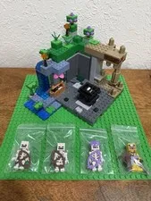 LEGO Minecraft: The Skeleton Dungeon (21189) - Great Condition - Complete Set