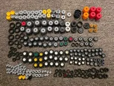 Lot Lego Wheels And Tires 13 ounces