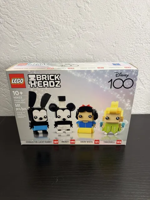 LEGO 40622 Disney 100th Celebration BrickHeadz Mickey Mouse Oswald Snow White
