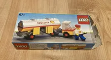 Lego vintage 671 Shell Fuel Pumper new bags sealed complete