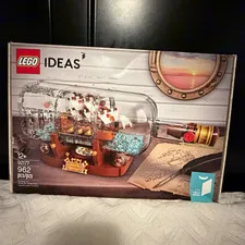 LEGO Ideas Ship in a Bottle 92177 Building Set 962 Pieces 12+ Box