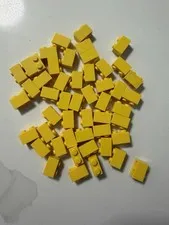 3004 LEGO 1x2 Brick Yellow (QTY 50)