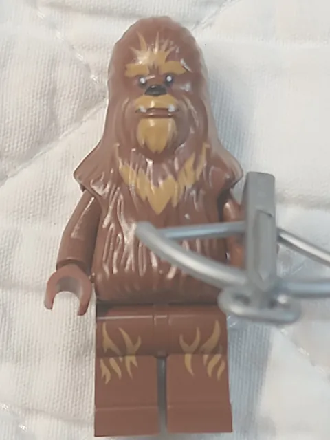 2015 Wookiee Warrior LEGO Star Wars Minifigure w/bowcaster ID sw0627