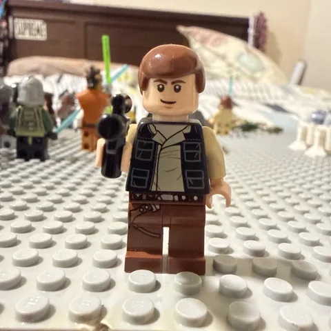LEGO Han Solo Vest Pockets Minifigure Star Wars 75003 10236 sw0451 -