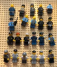 Lego Cops And Robbers Minifigures Lot! Sold as Shown