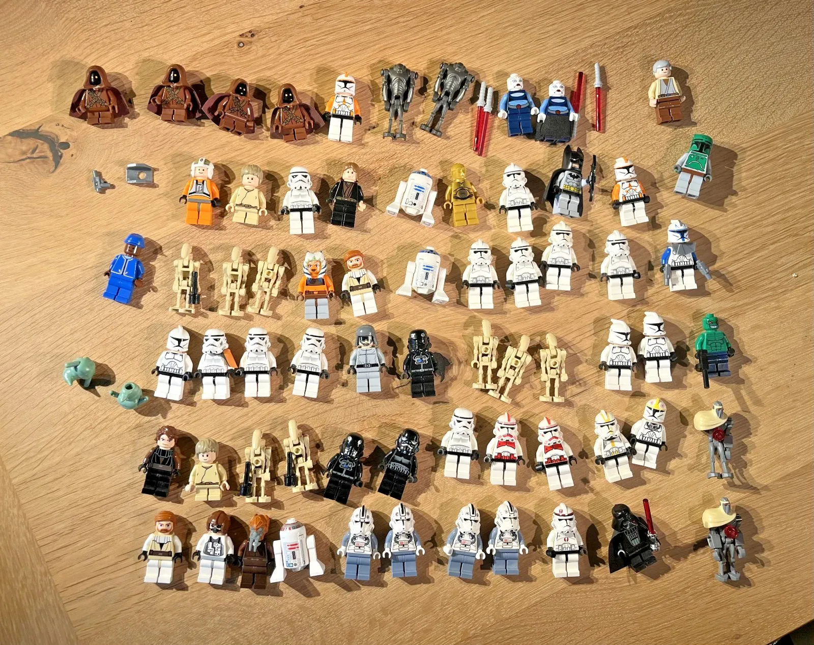 lego starwars minifigure lot 