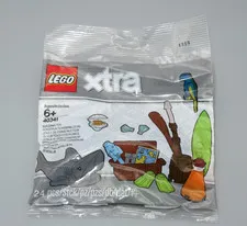 LEGO New 40341 polybag Sea Accessories polybag Shark Treasure Chest Parrot