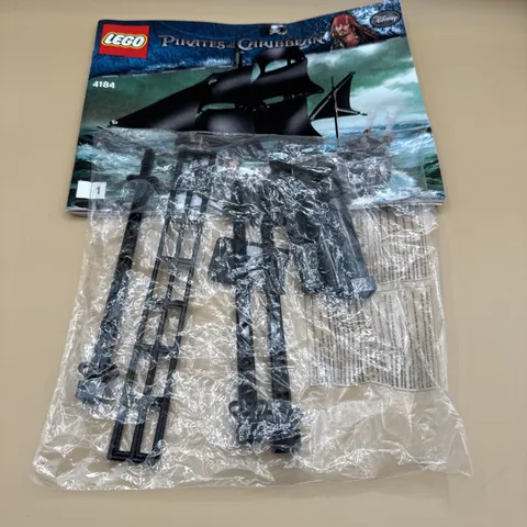 LEGO Pirates Black Pearl 4184 Sealed Bag Parts Flag Masts Rigging Support UNUSED