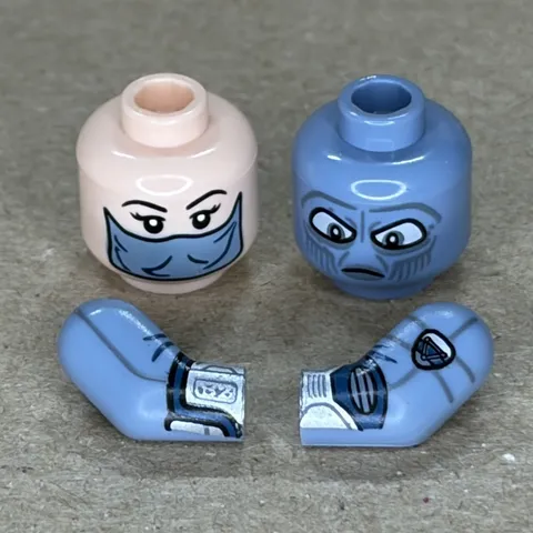 LEGO Star Wars Zam Wesell Mayday Bokatan GCC Zealous Hunter Figure Sand Blue