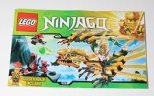 Lego 70503 Ninjago The Golden Dragon Instructions Only