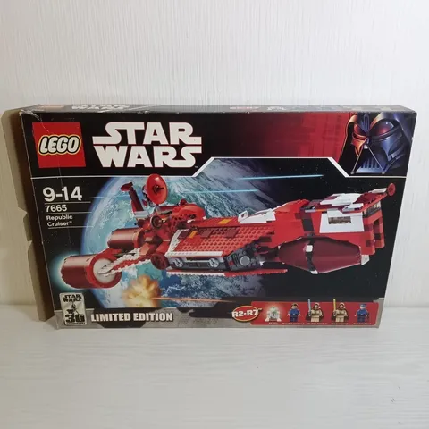 LEGO Star Wars Republic Cruiser Limited Edition - with R2-R7 7665 New Sealed Bag