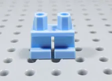 LEGO Bright Light Blue Short Blank Plain Legs Pants Minifig BT