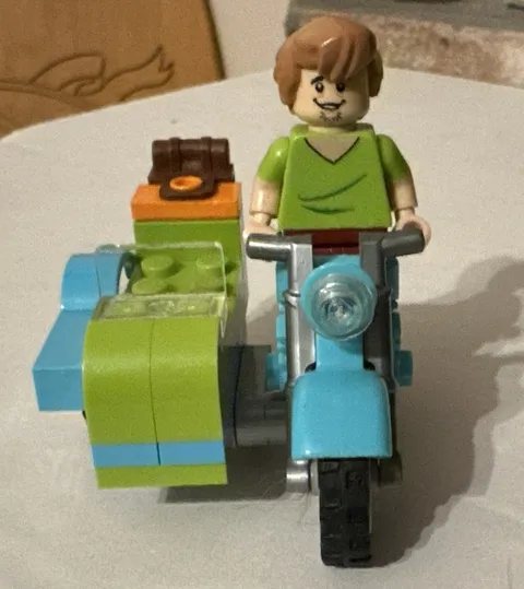 Lego Scooby Doo Mystery Mansion 75904 Motorcycle & Shaggy Rogers Minifigure ONLY