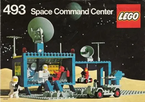 LEGO® Space 493-3 - Space Command Center Crater Plate