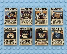 Lego New Wanted Poster Tiles Buggy Clown's Circus Tent 75637 Luffy 75636 75639