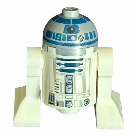 LEGO Star Wars R2 D2 Astromech Droid Minifigure Flat Silver Head SW0527A 2016