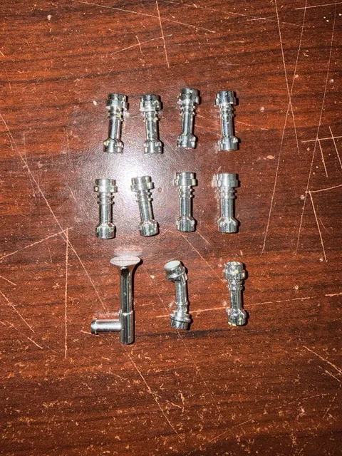 LEGO Chrome Silver Mixed Lot of Pieces