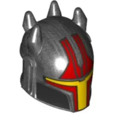 LEGO® Part 78645pb01 - Minifigure, Headgear Helmet with Horns (gar saxon)