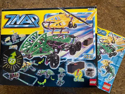 LEGO ZNAP 3591 Illustrated Original Manual & Empty Box 1998