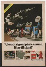 LEGO ADVERTISING INSERTS #  1-1602 # SPACE # 1981 #