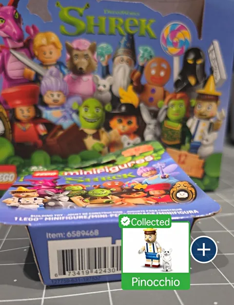 LEGO Shrek CMF Minifigure Series 29 - Pinocchio w/ White Cat Figure