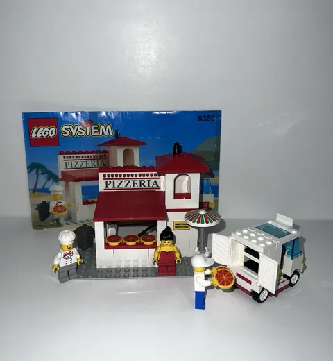 LEGO Town: Pizza to Go Pizzeria 6350 *Missing 1 Piece & 2 Stickers* Vintage 1994