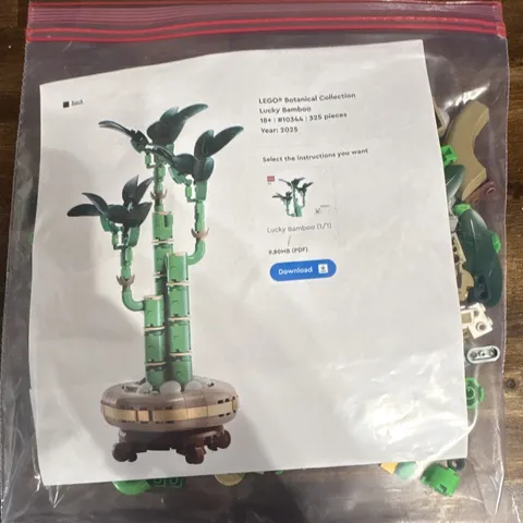 LEGO Botanical Collection Lucky Bamboo Set 10368