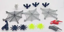 Lego Animal 4 Spider 3 Bat 1 Scorpion 3 Webs 3 Birds insect bug minifig Lot 14