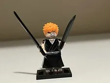 Lego Bleach Ichigo Minifigure Custom Printed