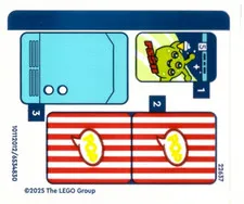 LEGO STICKER SHEET 42642 FRIENDSHIP MOVIE NIGHT from set New & Genuine