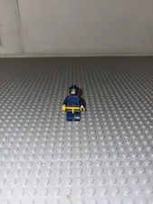 RARE | LEGO X-Men Cyclops Minifigure Blue Suit Yellow Belt Black Hat