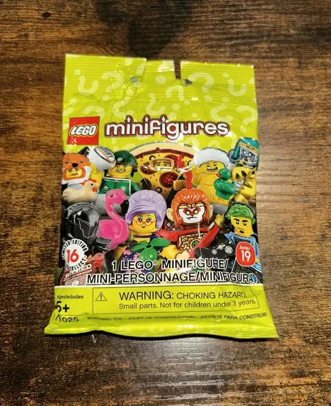 New In Open Bag - Lego Minifig Series 19 Mountain Biker