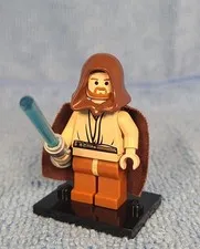 LEGO Star Wars Obi-Wan Kenobi sw0137 Light-Up Lightsaber WORKS Set 7257 2005