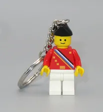 LEGO Legoland Ambassador Keychain logo on back minifigure key chain