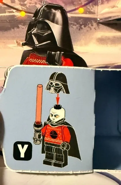 *RARE*  LEGO Star Wars Darth Vader Holiday Sweater from Advent Cal 75279 *NIP