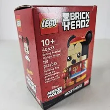 LEGO BRICKHEADZ: Spring Festival Mickey Mouse (40673) Brand New